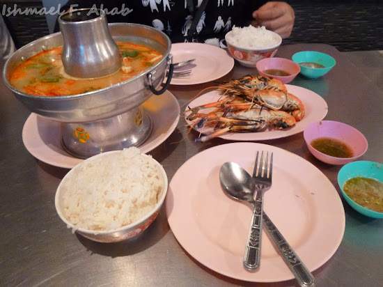 Our dinner in R & L Seafood Restaurant, Bangkok Chinatown