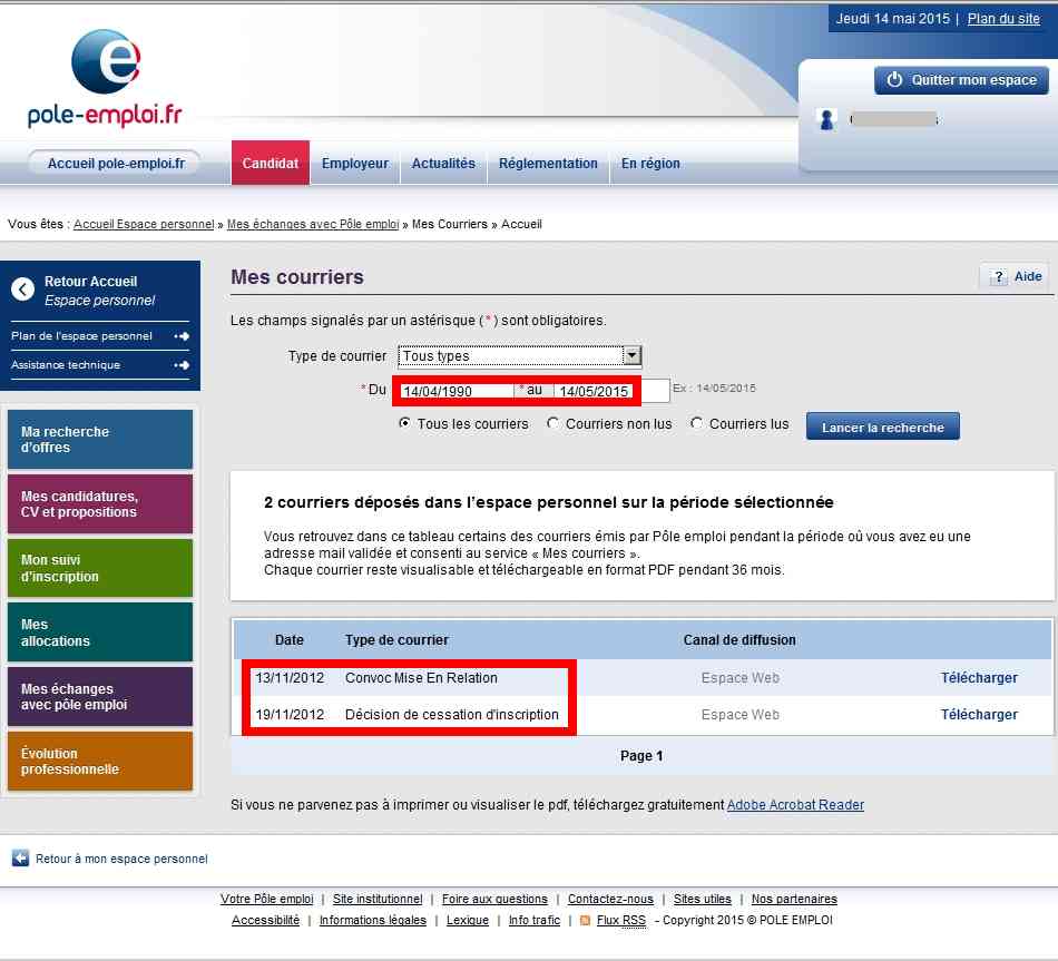 Pole Emploi Reinscription Pole Emploi Suite Radiation