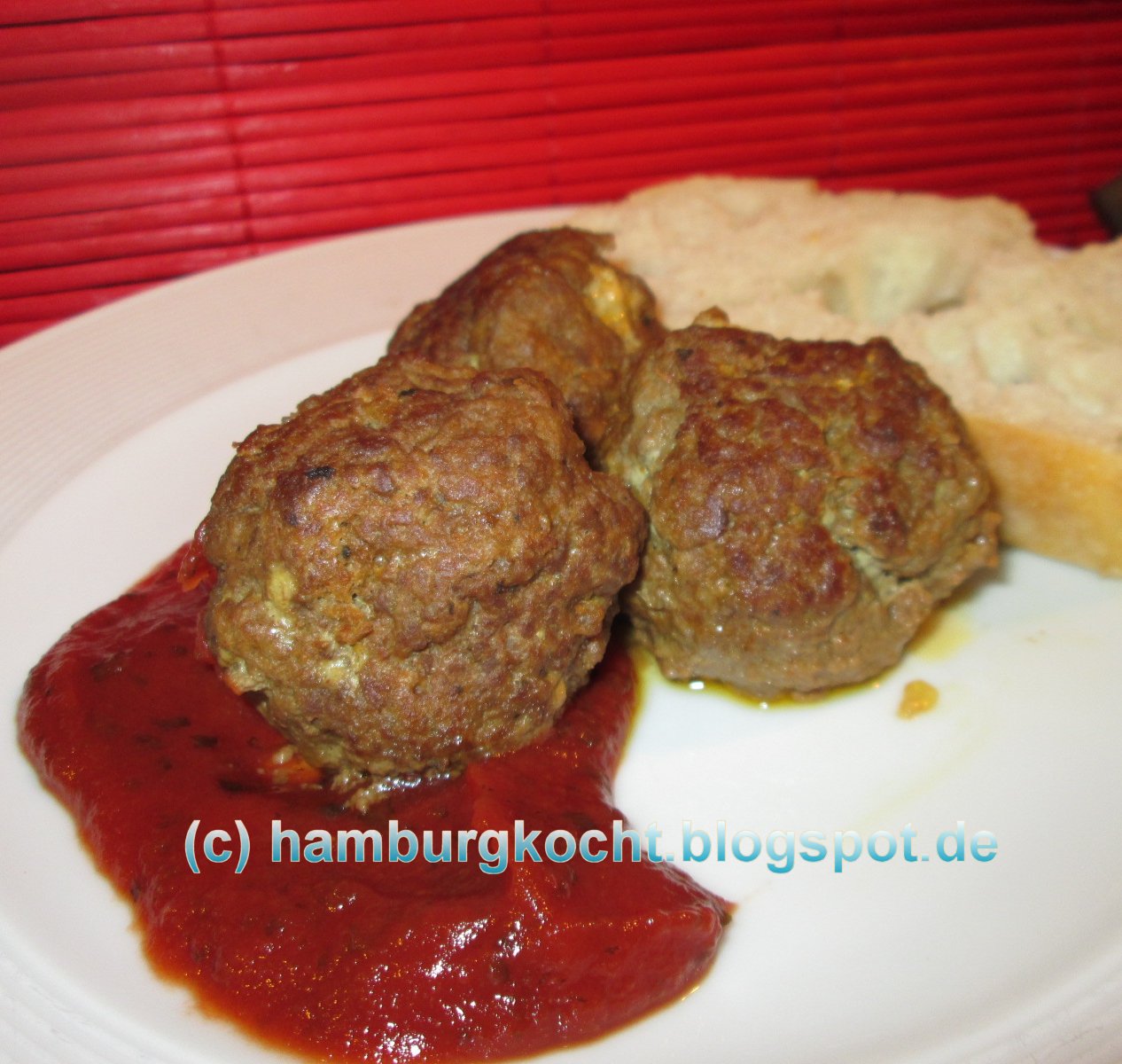 Hamburg kocht!: Hack-Mozzarella-Bällchen mit Heinz Culinair Ketchup