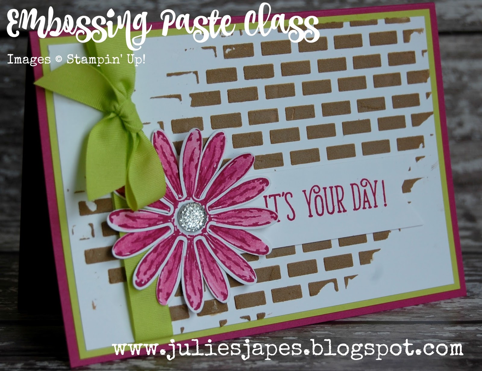 Julie Kettlewell Stampin Up UK Independent Demonstrator Order