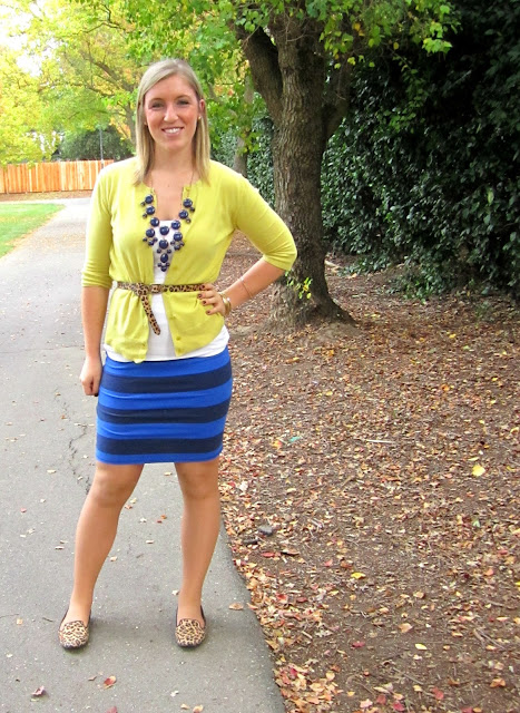 Stay Blonde: What I Wore: Blue & Gold Edition