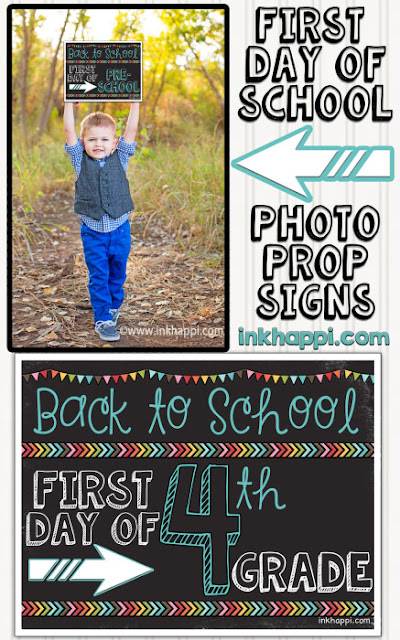 first day of school photo prop