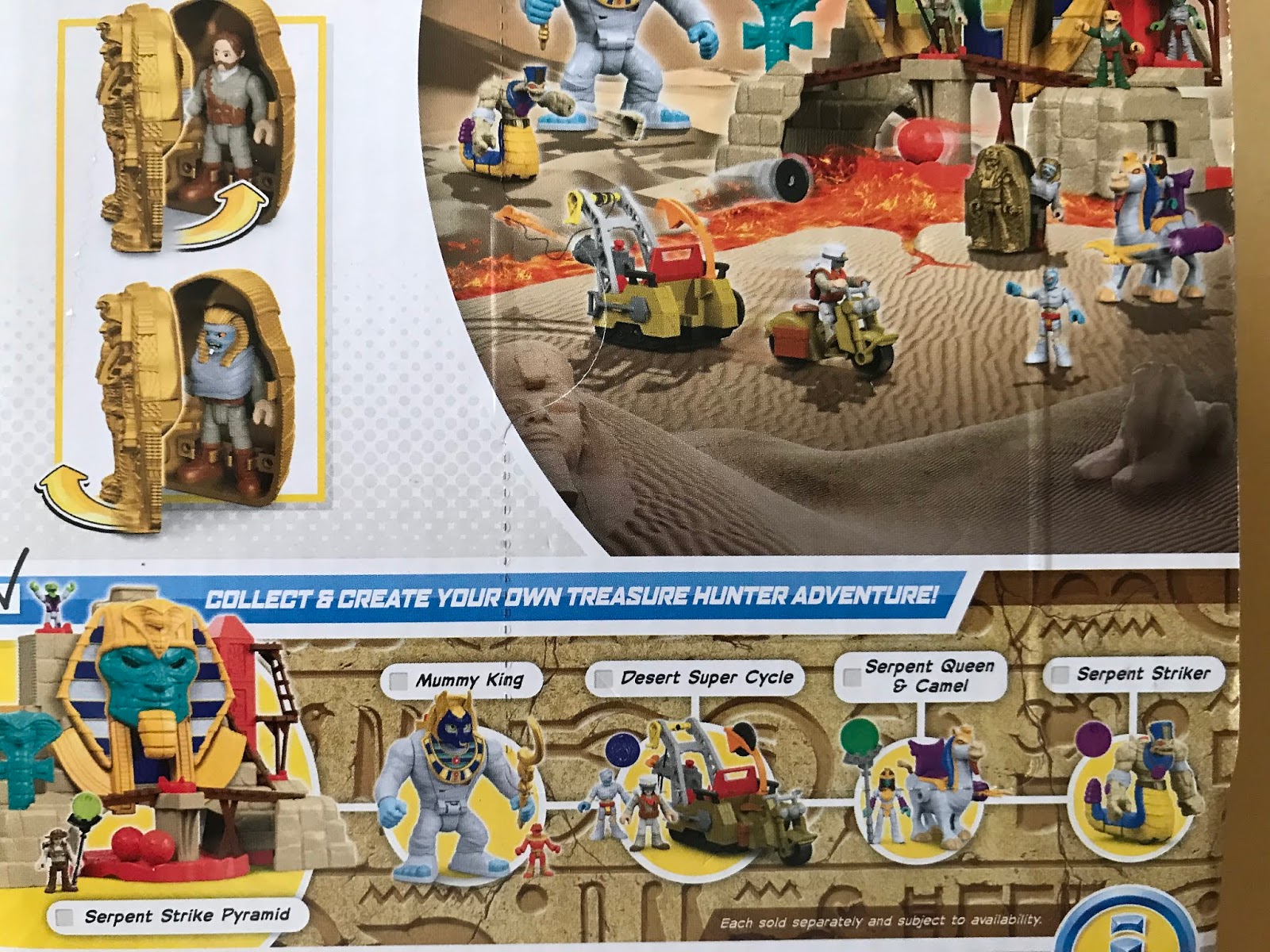 G.I. Jigsaw Imaginext Mummies