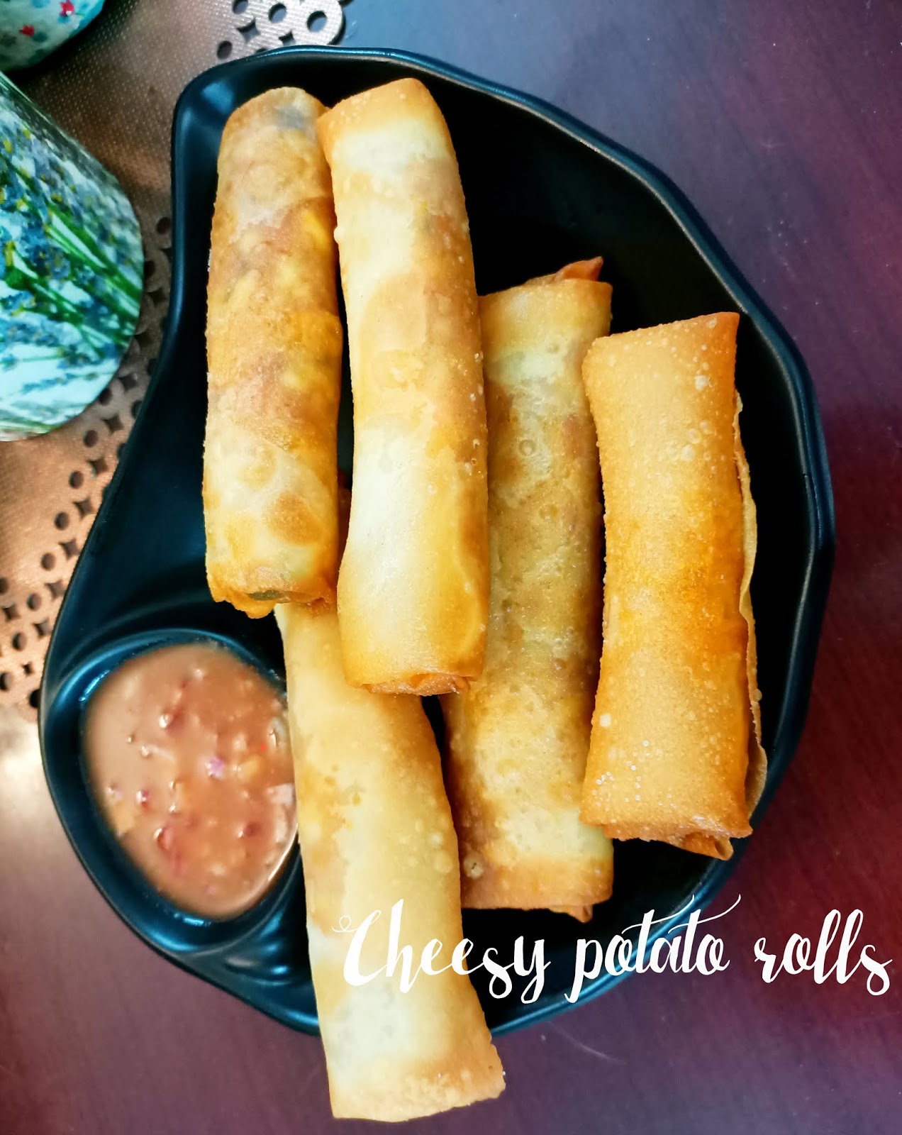 Cheesy potato rolls