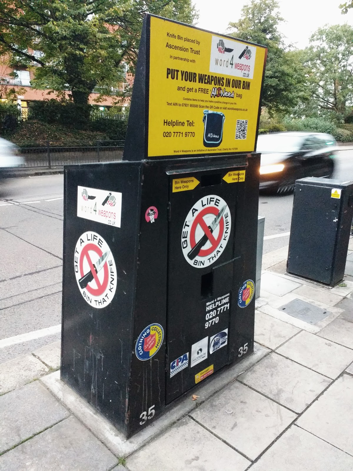 The Willesden Herald "Get a life, bin that knife"