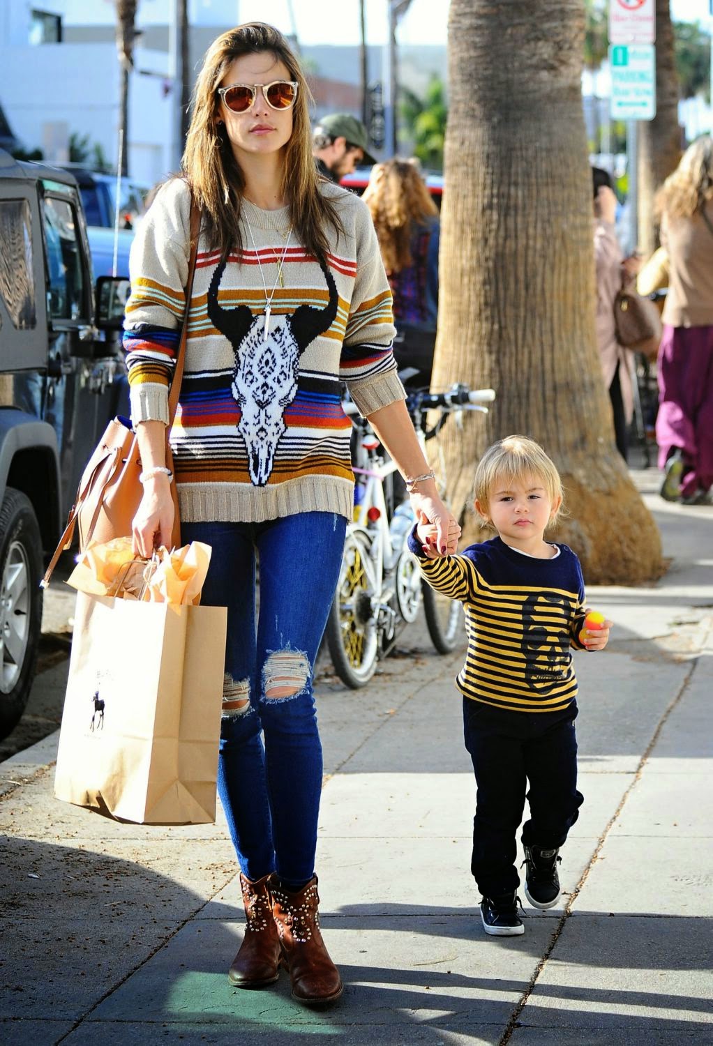 Shoe Game of the Stars: Isabel Marant Caleen Studded Boot - Alessandra