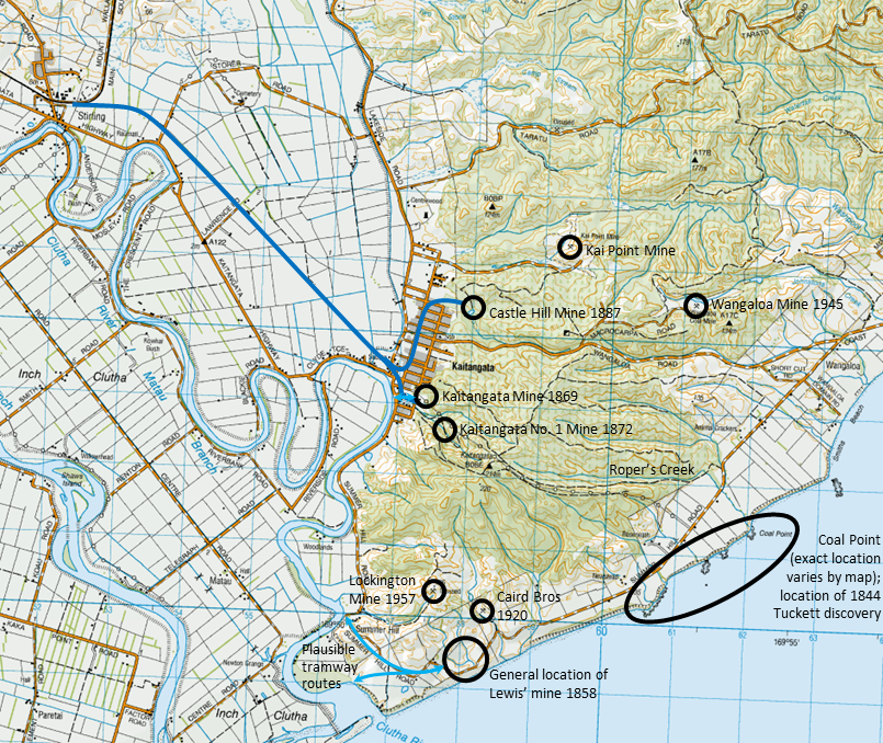 Hart Stamps of New Zealand Kaitangata Coal