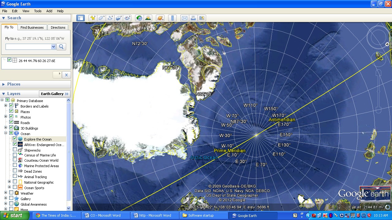 Wireless Communication Basics: EARTH CO-ORDINATE SYSTEM