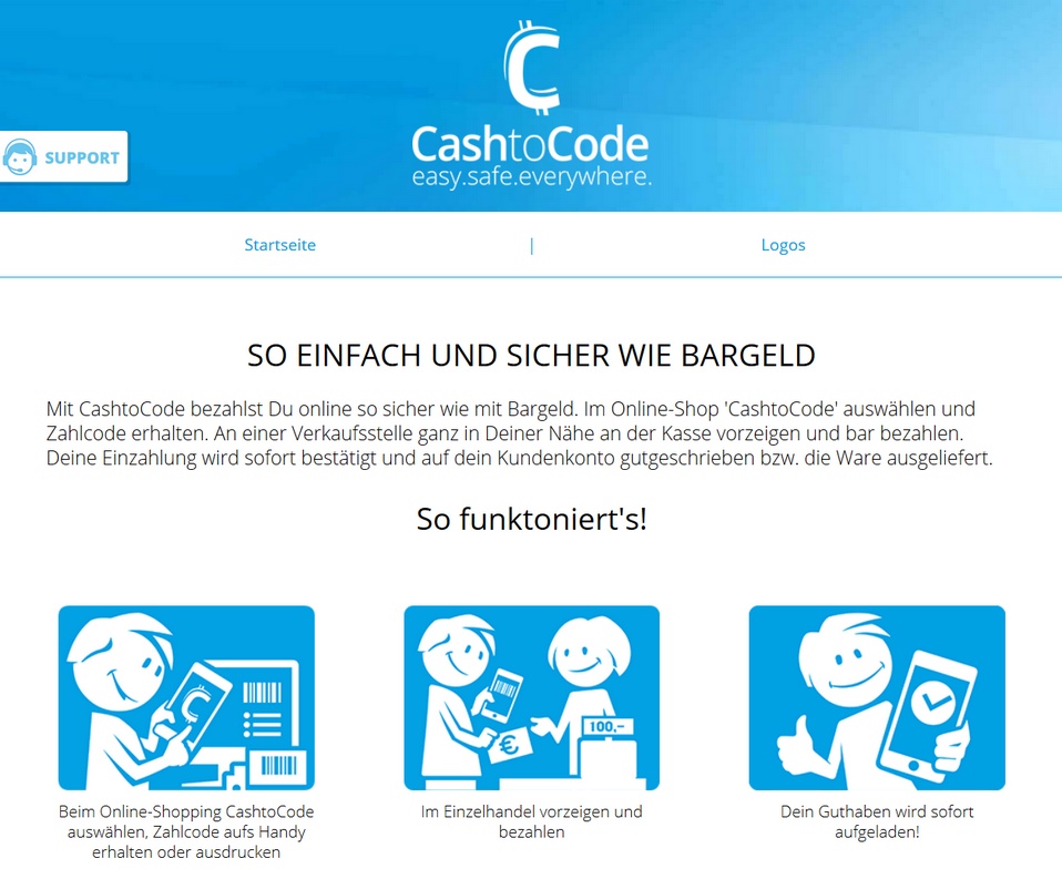 CashtoCode payment method