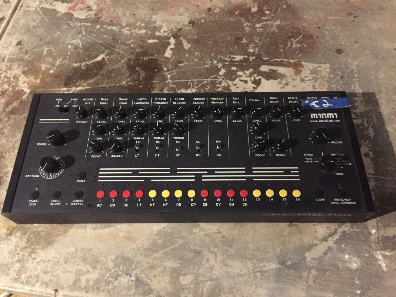 MATRIXSYNTH Acidlab Miami Analog Drum Machine Synthesizer