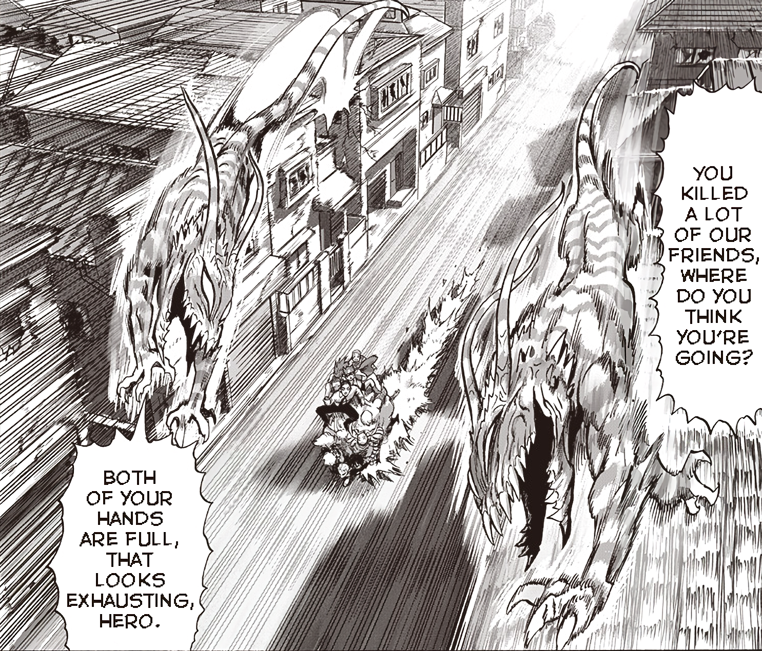 Opm Chapter 120 The Only Necessary Thing Is Strenght One Punch Man Motion Manga