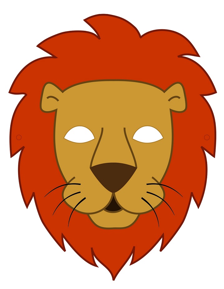 estoy sediento Golpeteo eficacia Jugar y Colorear: Molde león Goma Eva para niños