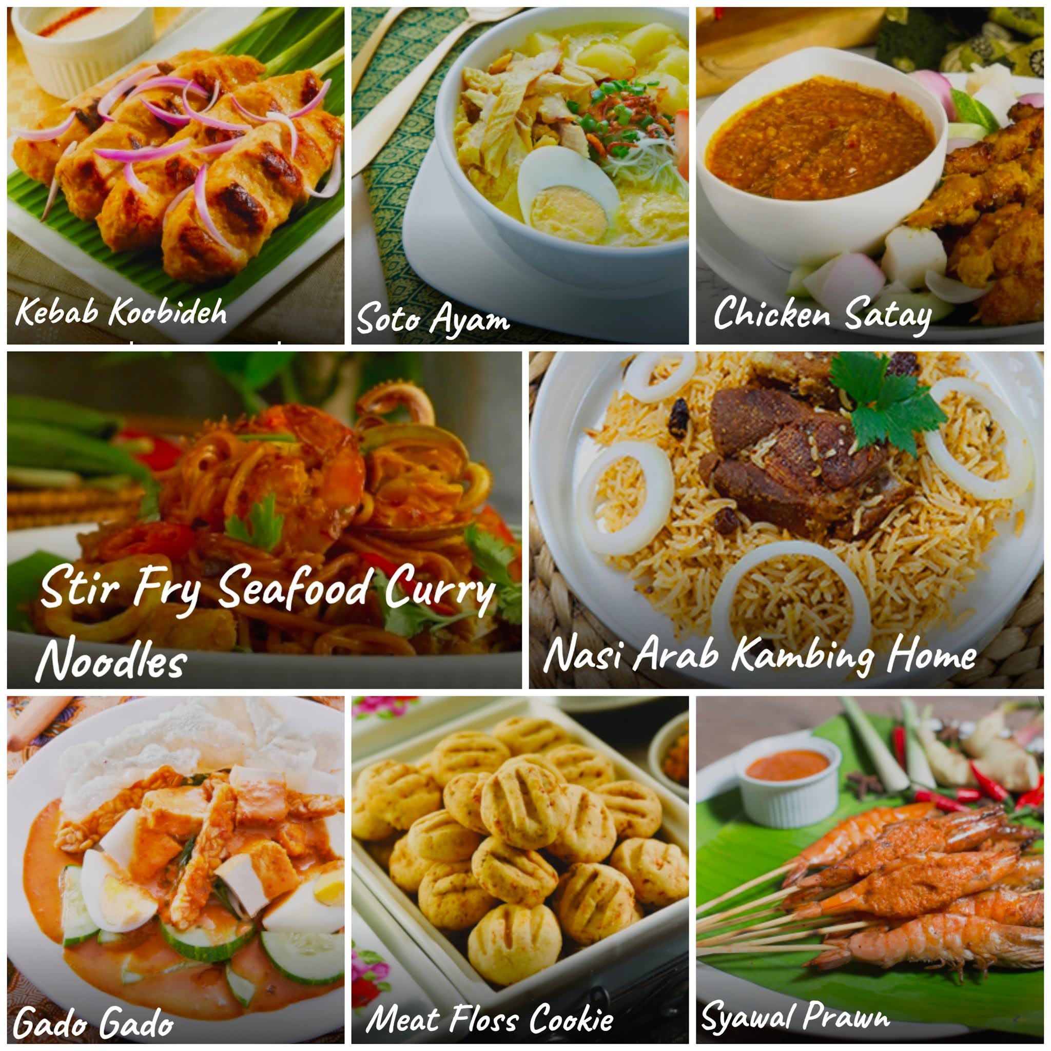 Menu pagi raya