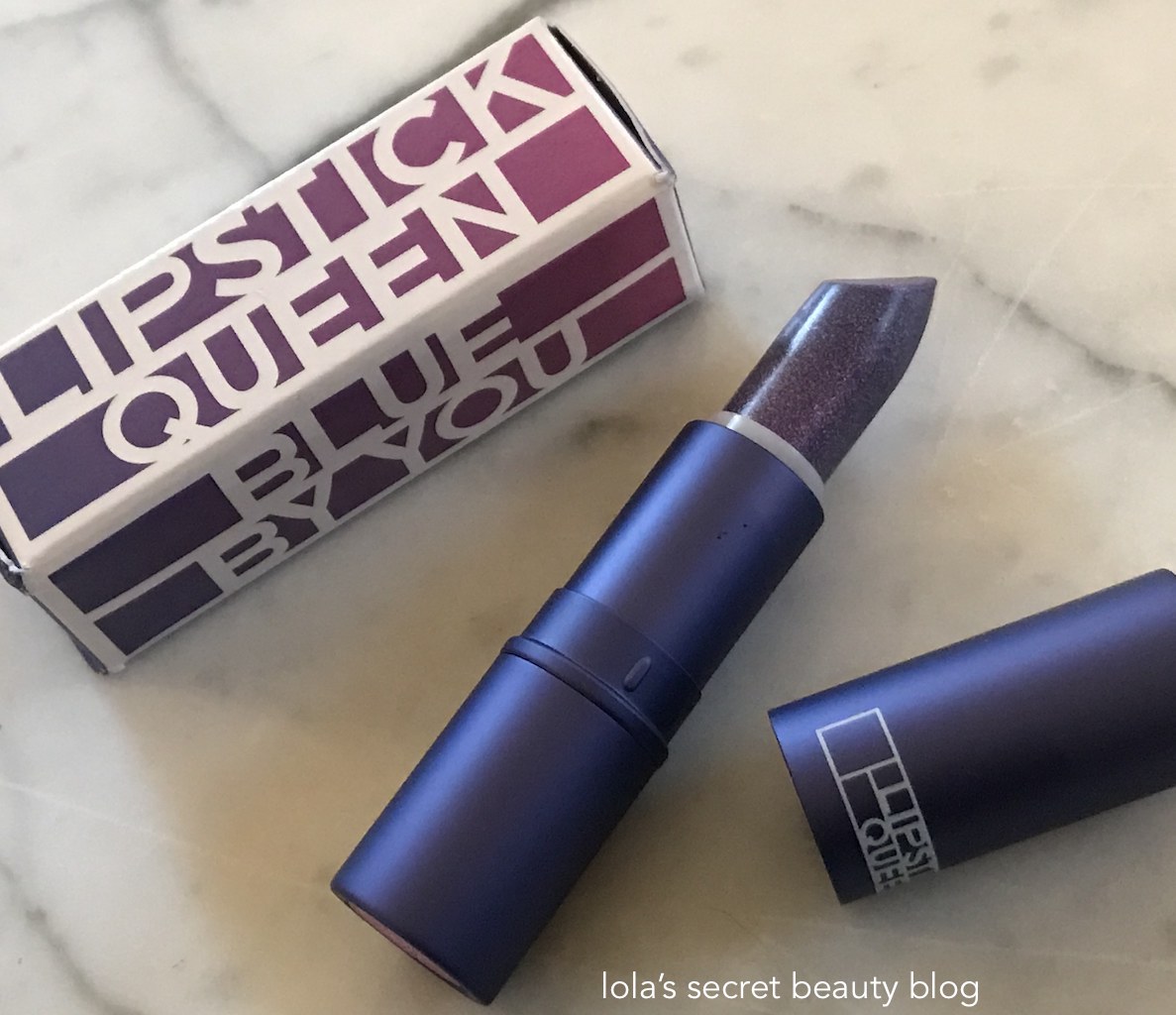 lola's secret beauty blog Lipstick Queen Blue By You Lipstick Review