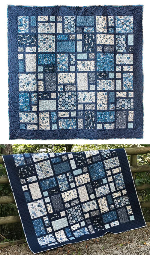 Quilt Today Indigo Quilt Free Pattern
