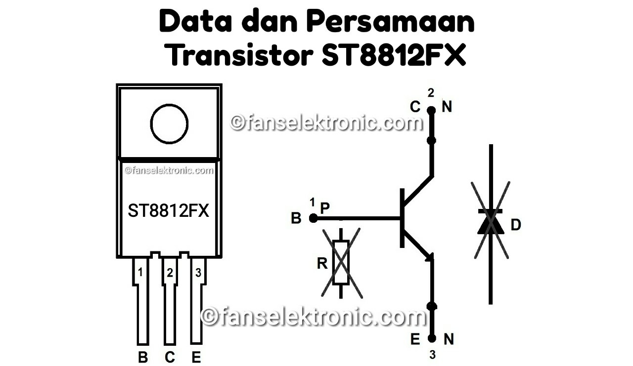 Persamaan Transistor ST8812 FX