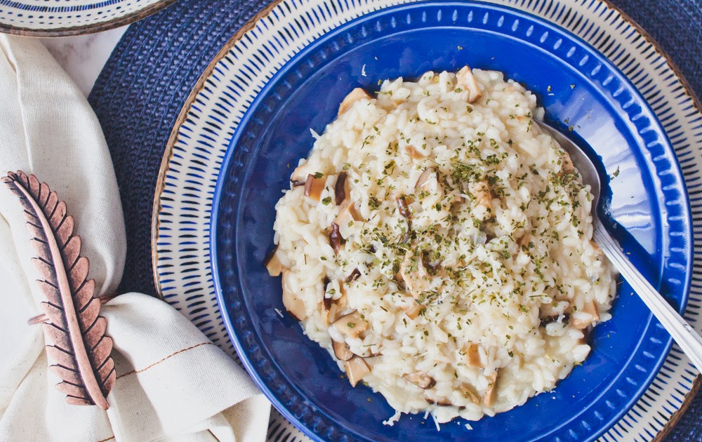 RISOTO DE FUNGHI NA PRESSÃO