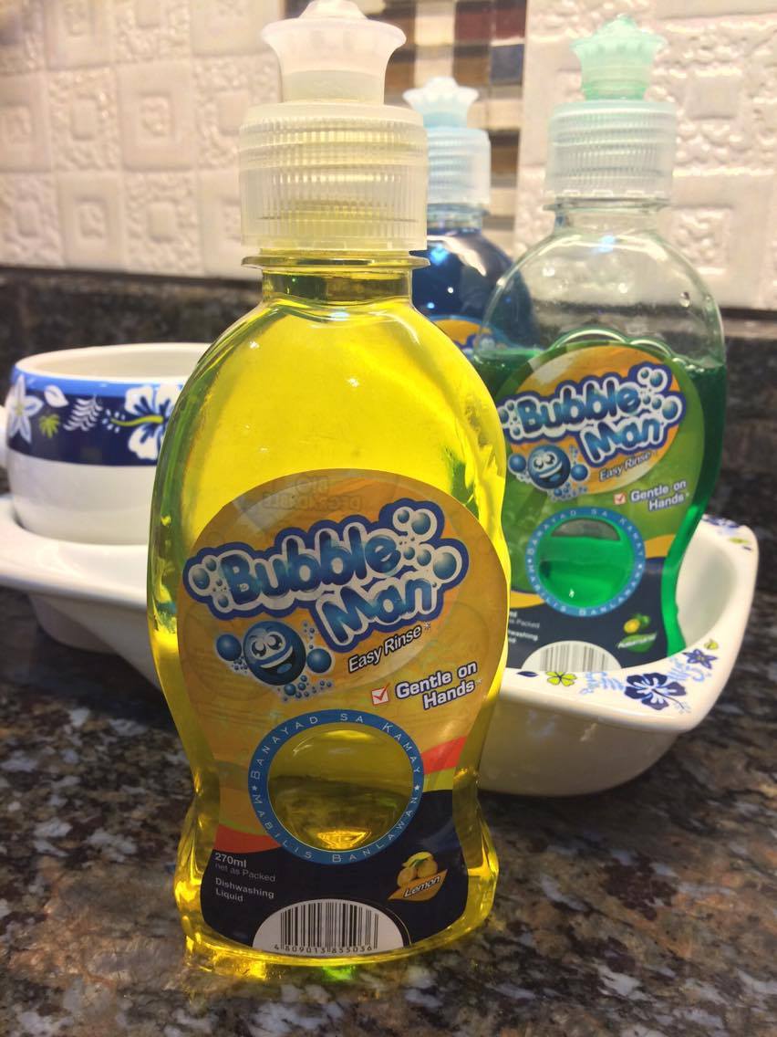 She's The Mom Product Review Bubble Man Dishwashing Liquid