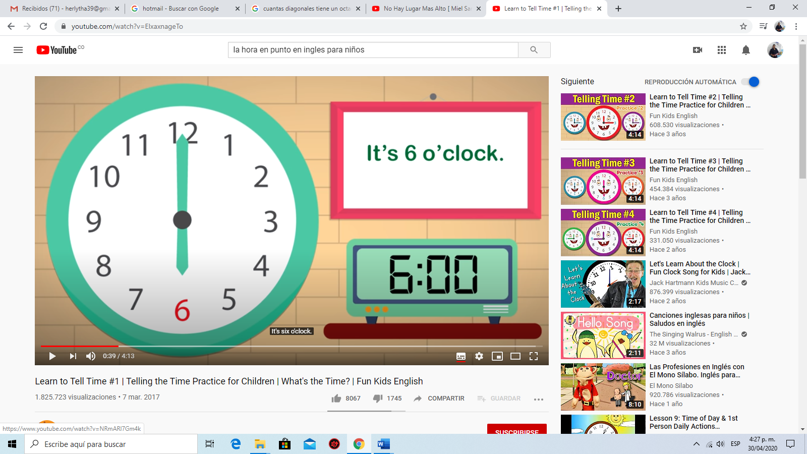 THECHAMPIONSGRADE4THJEGA INGLES O´CLOCK