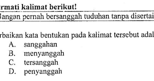 Contoh Soal Kata Perbandingan Tek - Lembar Jawaban