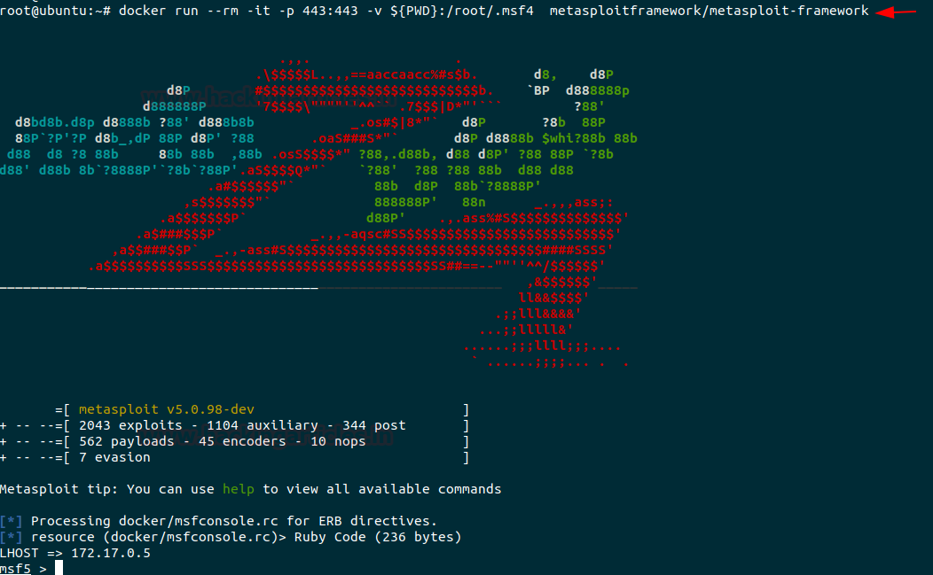 Docker for Pentester Pentesting Framework