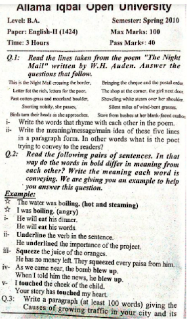 AIOU-BA-BS-English-11-1424-Past-Papers