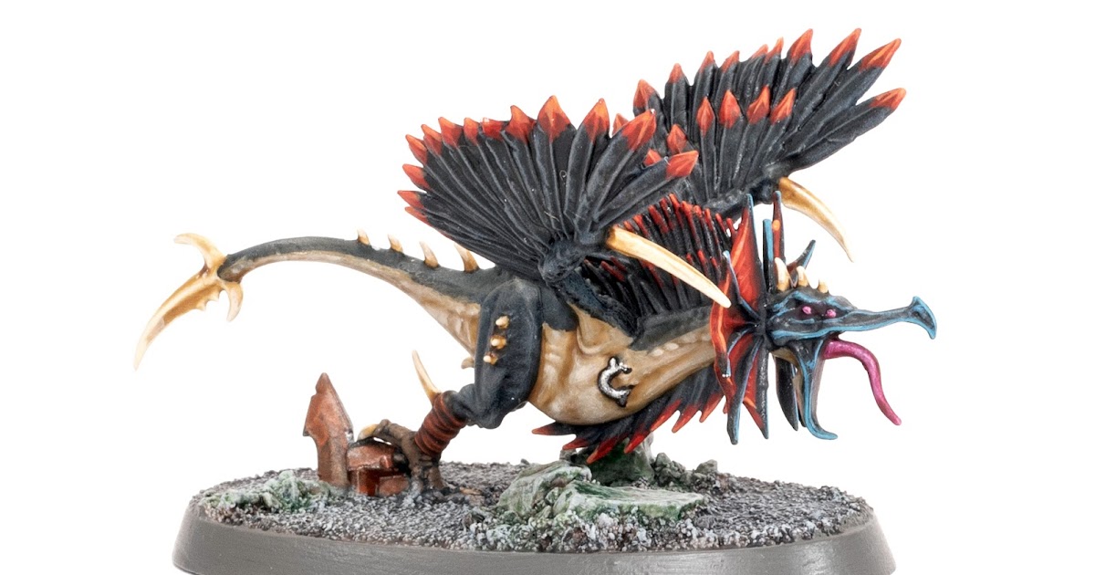 Tutorial How To Paint Chaos Raptoryx From Warcry Tale Of Painters