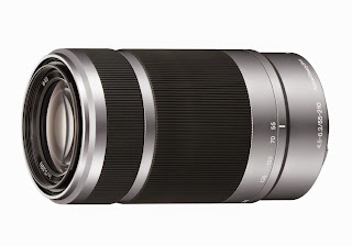 Sony E 55-210 f/4.5-6.3 OSS Zoom Lens for Sony E-mount Cameras, silver color, picture, image, review features & specifications