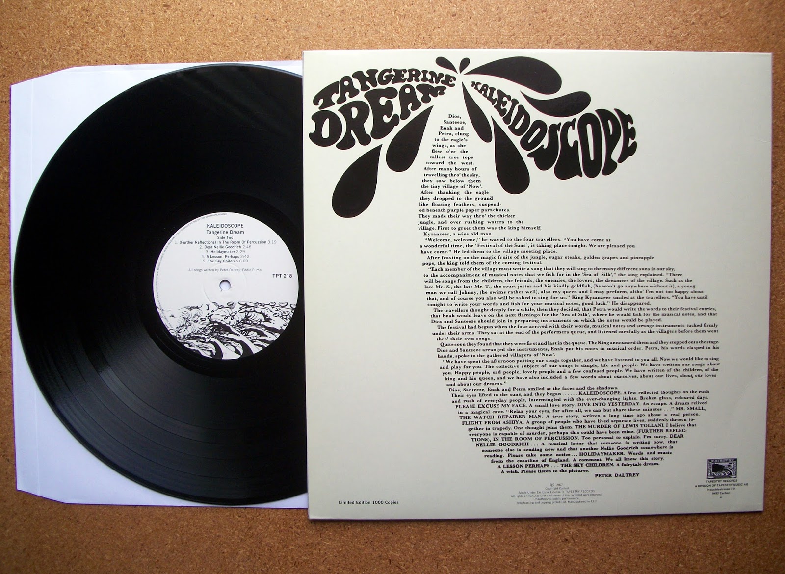 johnkatsmc5 Kaleidoscope “Tangerine Dream"1967 (100 Greatest