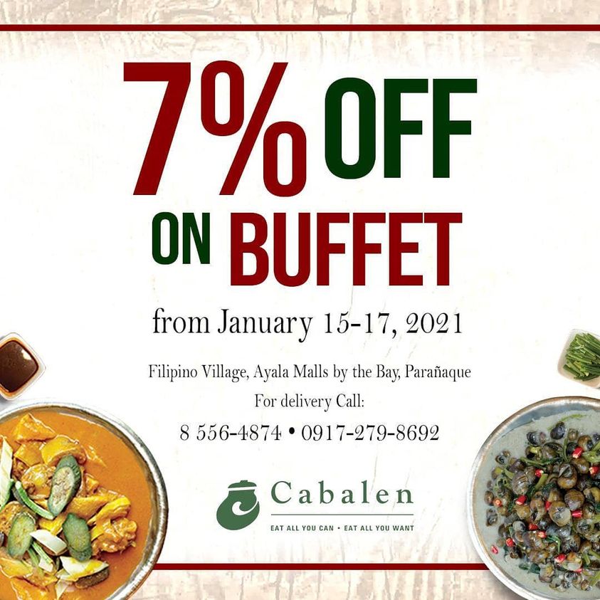 Manila Shopper Cabalen Ayala Malls Manila Bay Buffet Promo