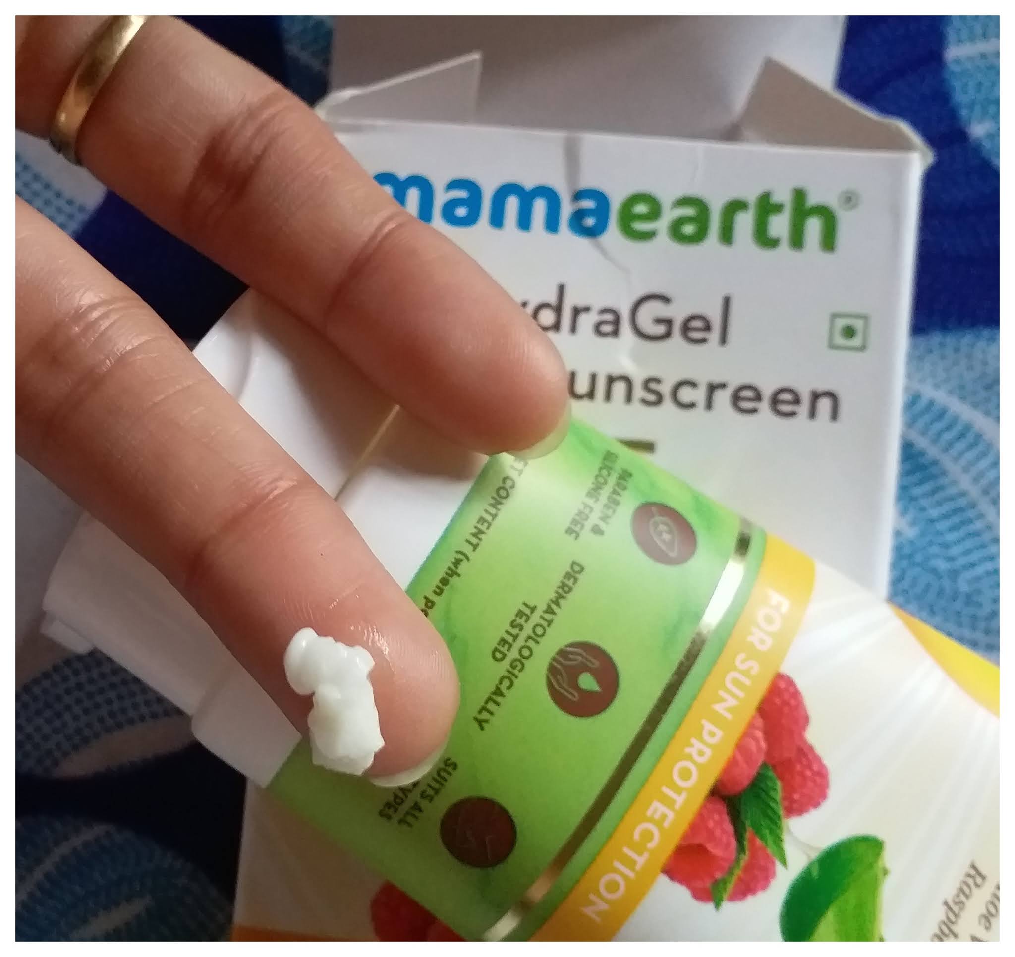 Mamaearth HydraGel Indian Sunscreen SPF 50 Review RJ PRO REVIEWS