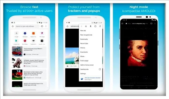 أفضل 10 متصفحات ويب لأجهزة Android | 2021