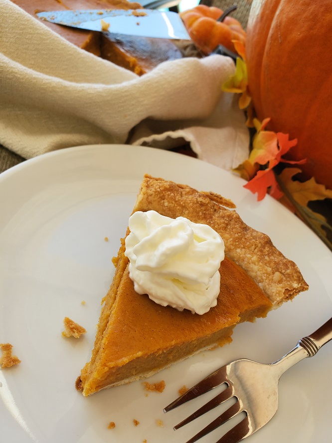 Homemade Fresh Pumpkin Pie What s Cookin Italian Style Cuisine