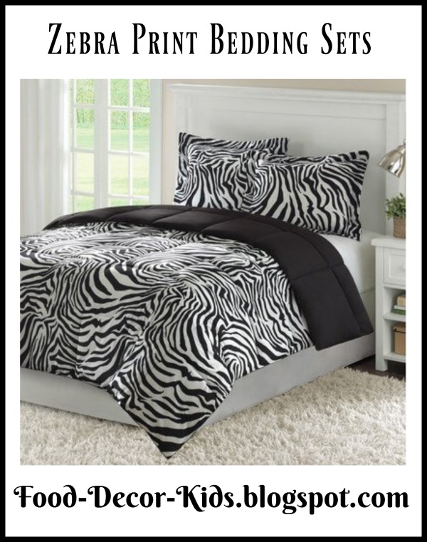 Food Decor Kids Zebra Print Bedding Sets For Zebra Bedrooms