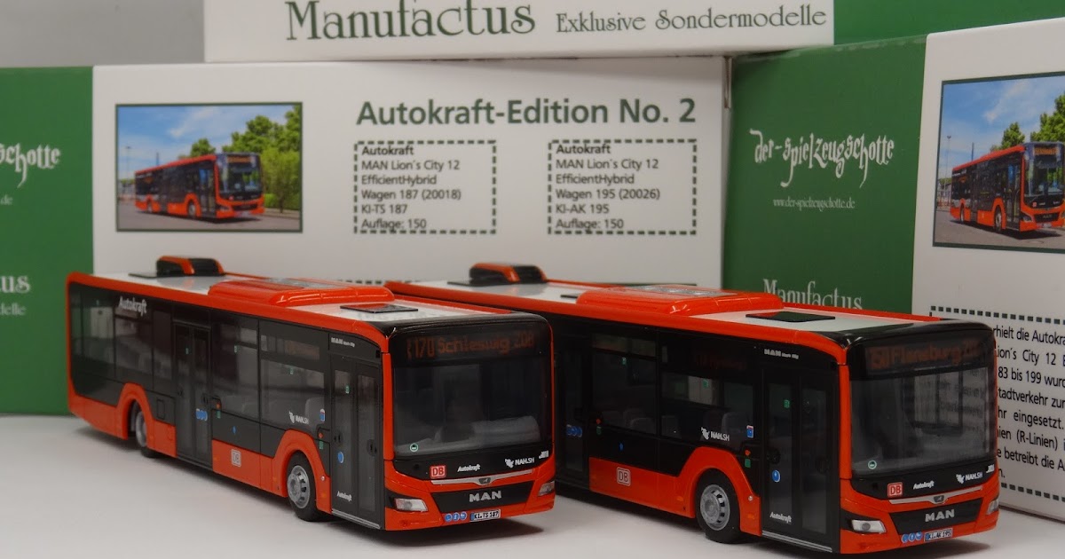 der-spielzeugschotte: Autokraft Edition No. 2 jetzt lieferbar: MAN Lion´s City Efficienthybrid