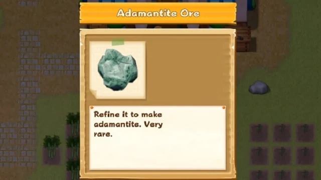 Harvest Moon Light of Hope: How to Get Adamantite