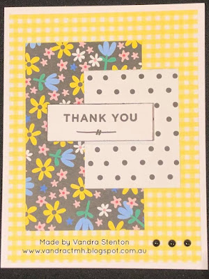 #CTMHVandra, 3D Foam, cardmaking, Colour Dare Challenge, floral, flowers, gingham, inspiration, spots, swans, thank you, trees, #ctmhcrafton, 