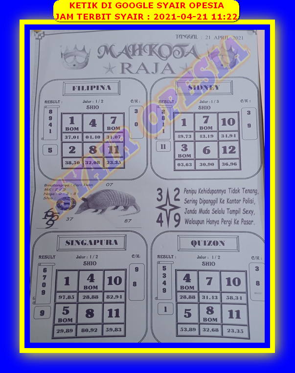 gambar togel syair sgp