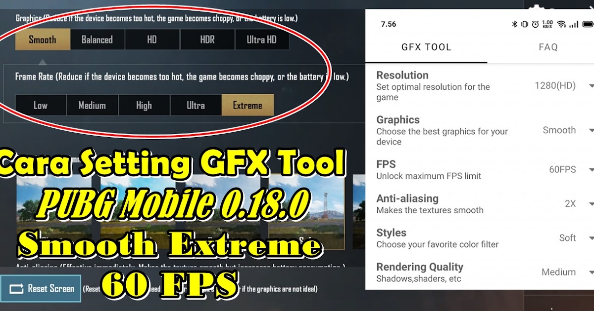 Cara Setting GFX Tool Pubg Mobile 1.7 Smooth Extreme Hp Kentang Auto Lancar  - BiliBili