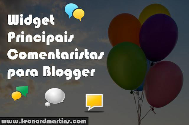 Widget Principais Comentaristas para Blogger