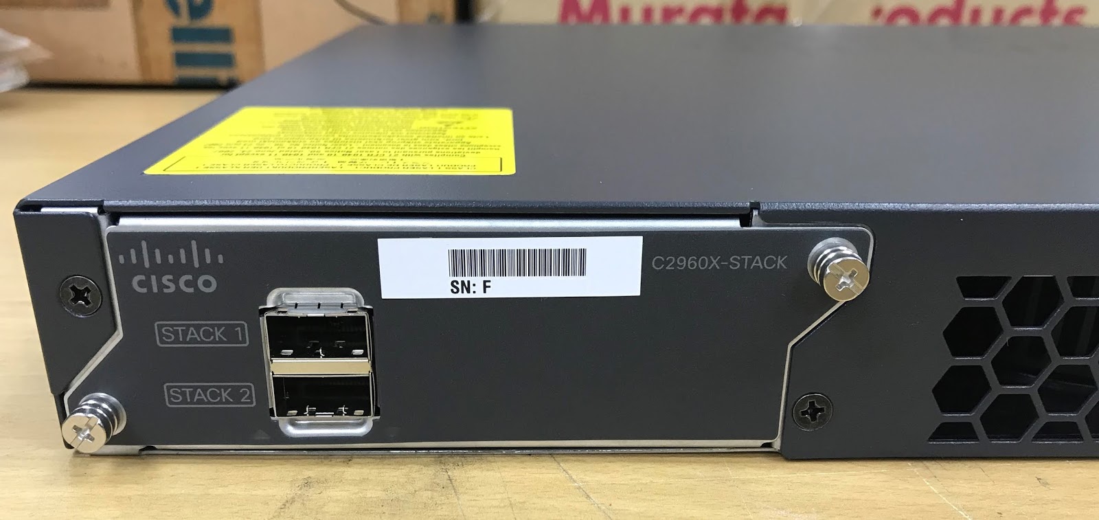 My Network Lab Stacking a Cisco 2960X Switch