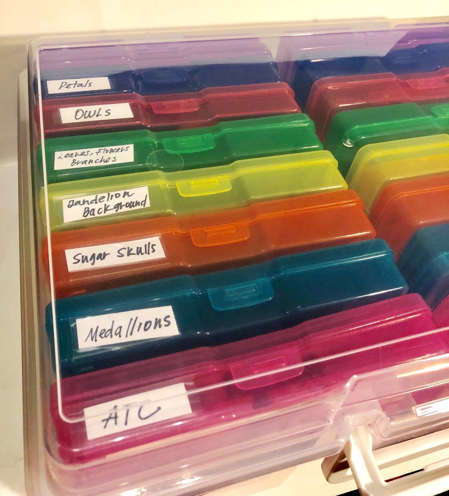 Faerie * Dust * Dreams Rubber Stamp Storage Idea