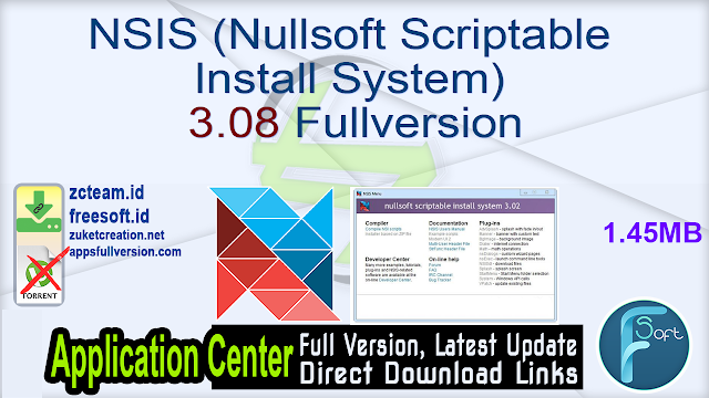 NSIS (Nullsoft Scriptable Install System) 3.08 Fullversion