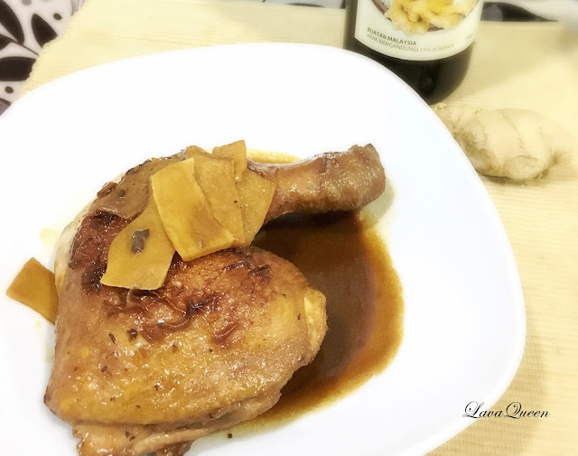 CONFINEMENT RECIPE BRAISED CHICKEN IN GINGER GRAVY Lava Queen