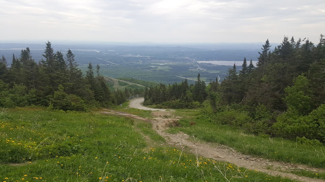 Vue à partir du sommet du mont Orford