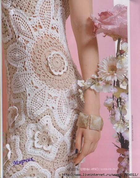 Vestido de fiesta al crochet