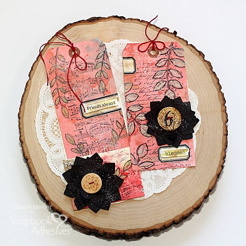 crafty goodies Mixed Media Tags with Scrapbook Adhesives by 3L
