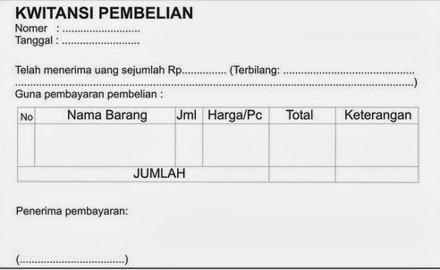 Kwitansi Pembelian Hp