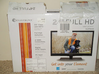 moving sale: 24" Flat Screen Element TV $100