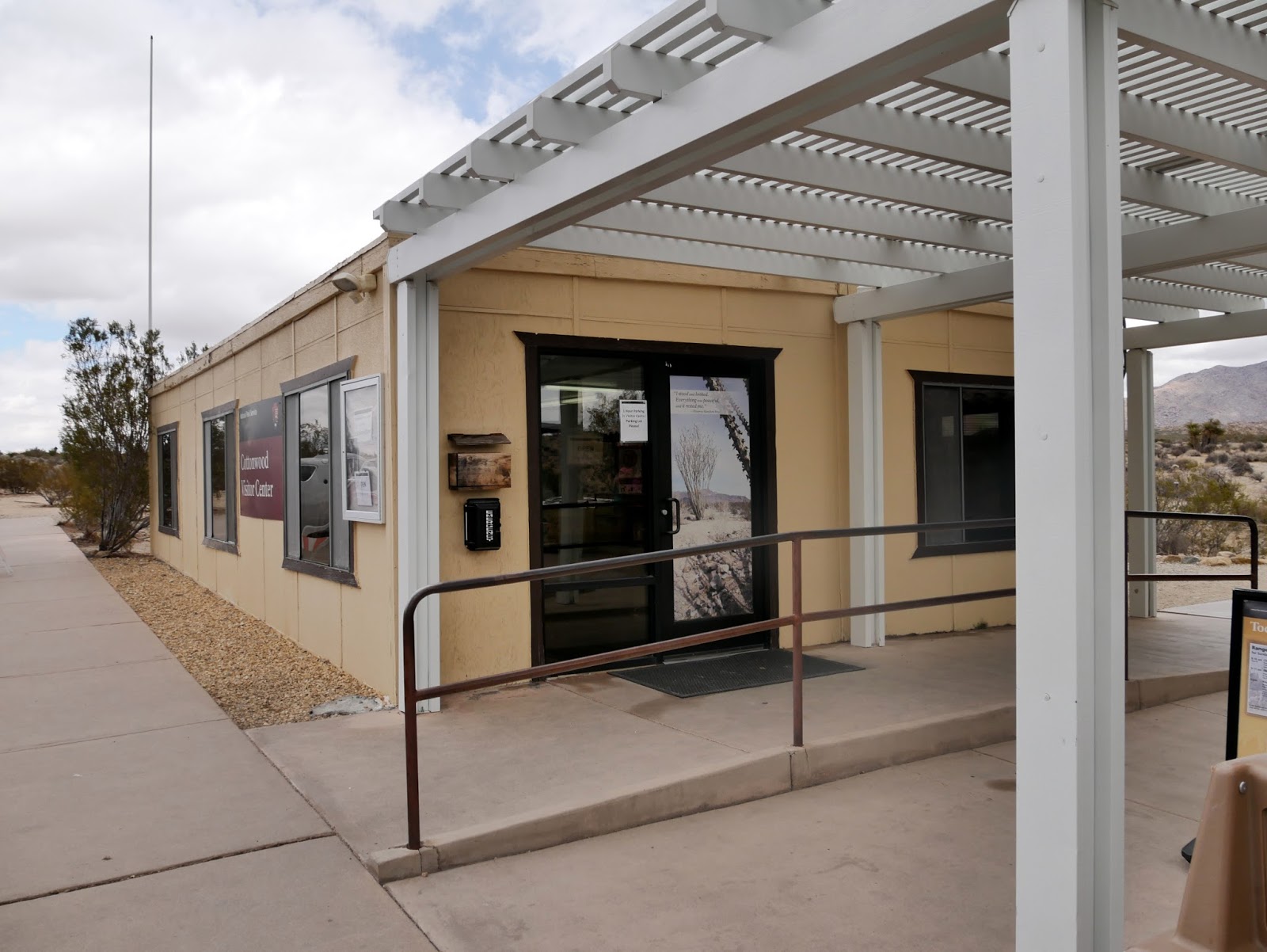 American Travel Journal Cottonwood Visitor Center Joshua Tree